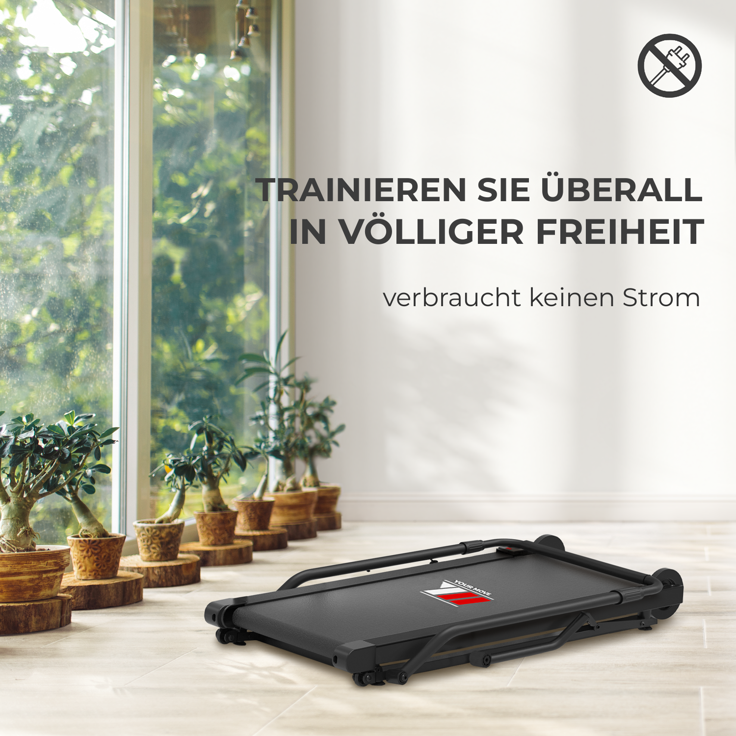 Magnetisches Laufband NEXT INFINITY: trainieren Sie überall, ganz ohne Strom